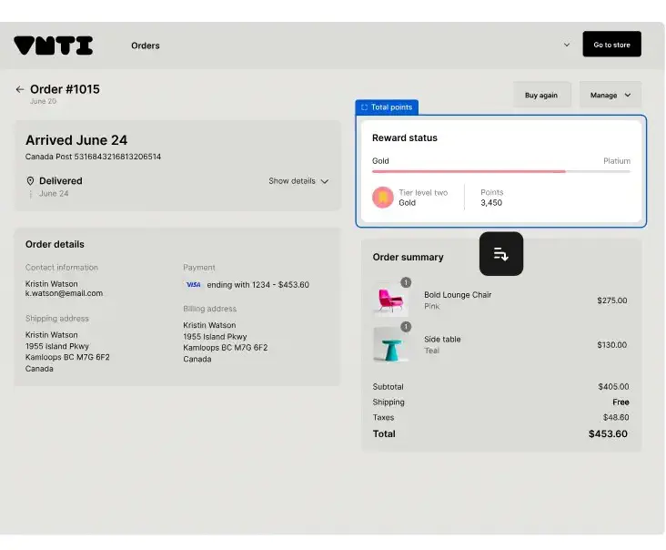 Changes to accounts extensibility