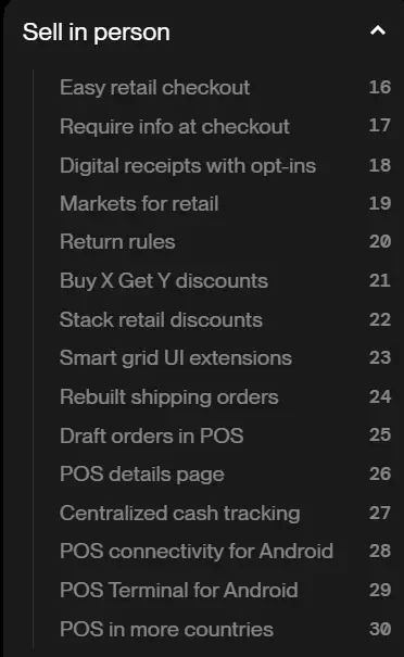 POS changes in Shopify Editions Summer 2024