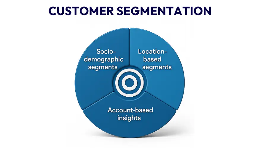 Customer segmentation diagram