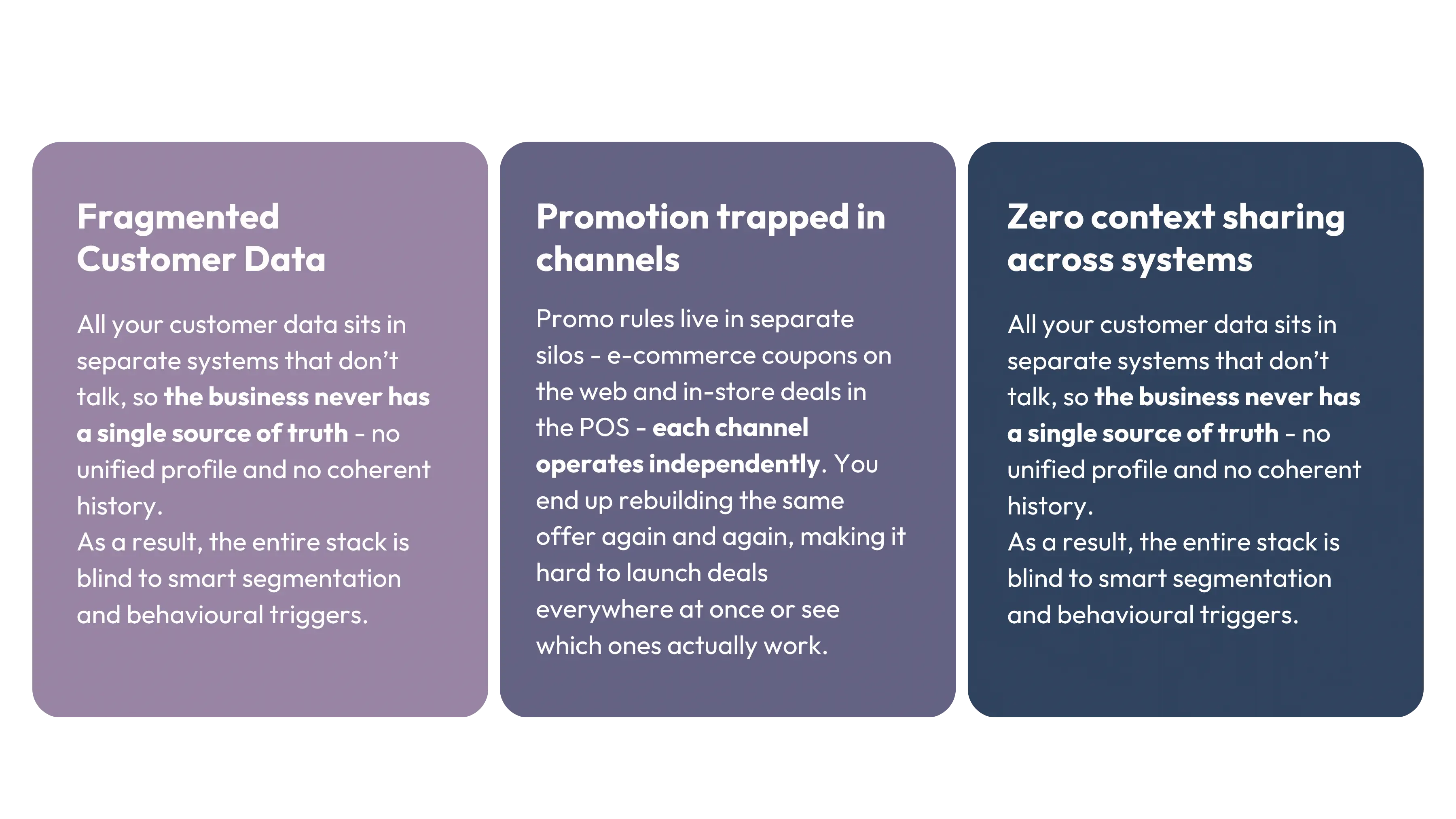 Key personalization blockers